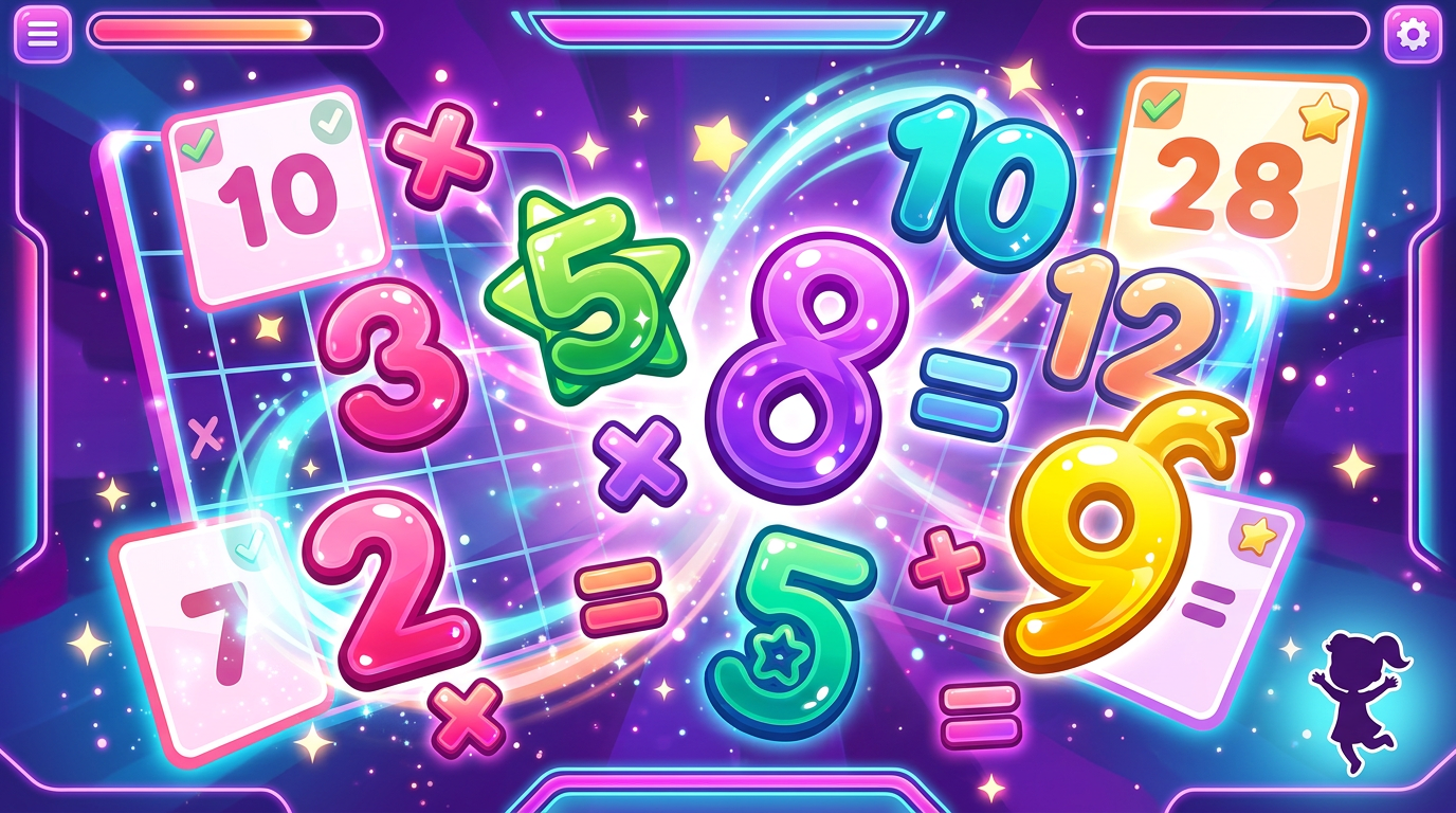 Tina’s Times Tables — multiplication practice game teaser art